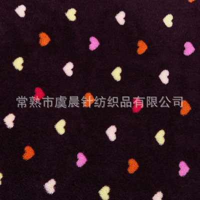 小印花愛心面料 印花雙面柔和絨，以卓越品質與親民價格引領市場